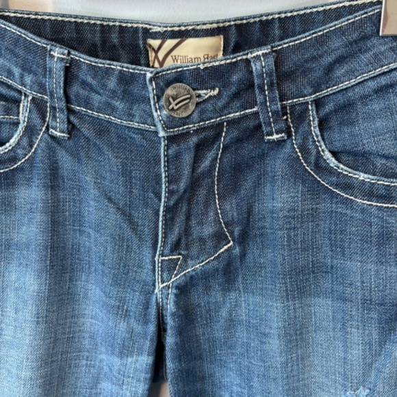 William Rast, Sadie Archangel Blue Jeans, SZ 28, Straight Leg, Distressed - Picture 4 of 8